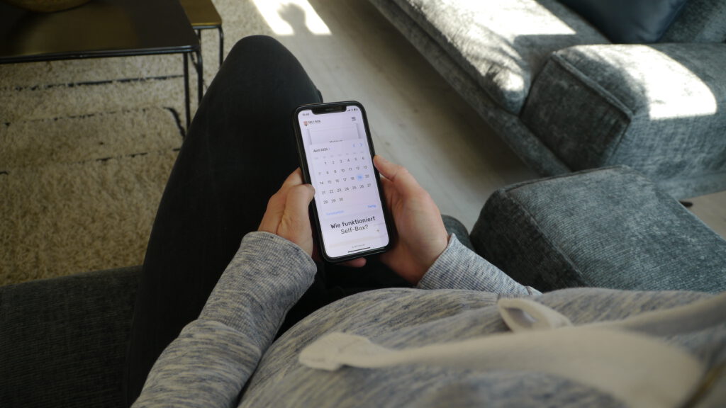 Liefertermin wird am Handy ausgesucht